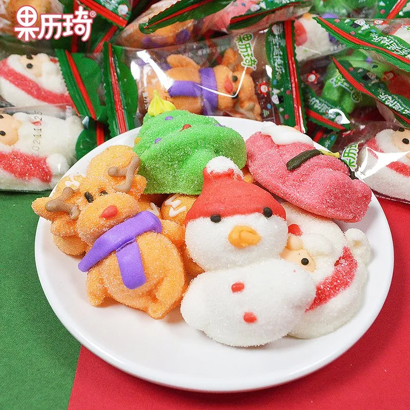 14G Merry Christmas Retailer Best Sale Bulk Christmas Marshmallows