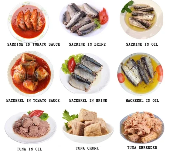 3-5PC 425g Easy Open Lid Canned Mackerel in Tomato Sauce