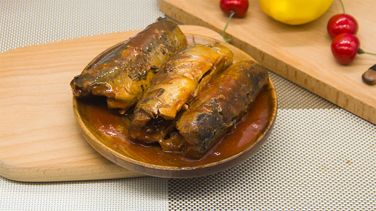 3-5PC 425g Easy Open Lid Canned Mackerel in Tomato Sauce
