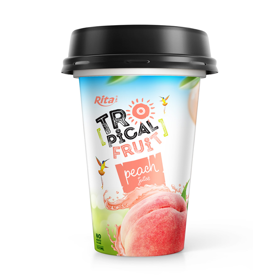 330ml PP Cup Orange Juice