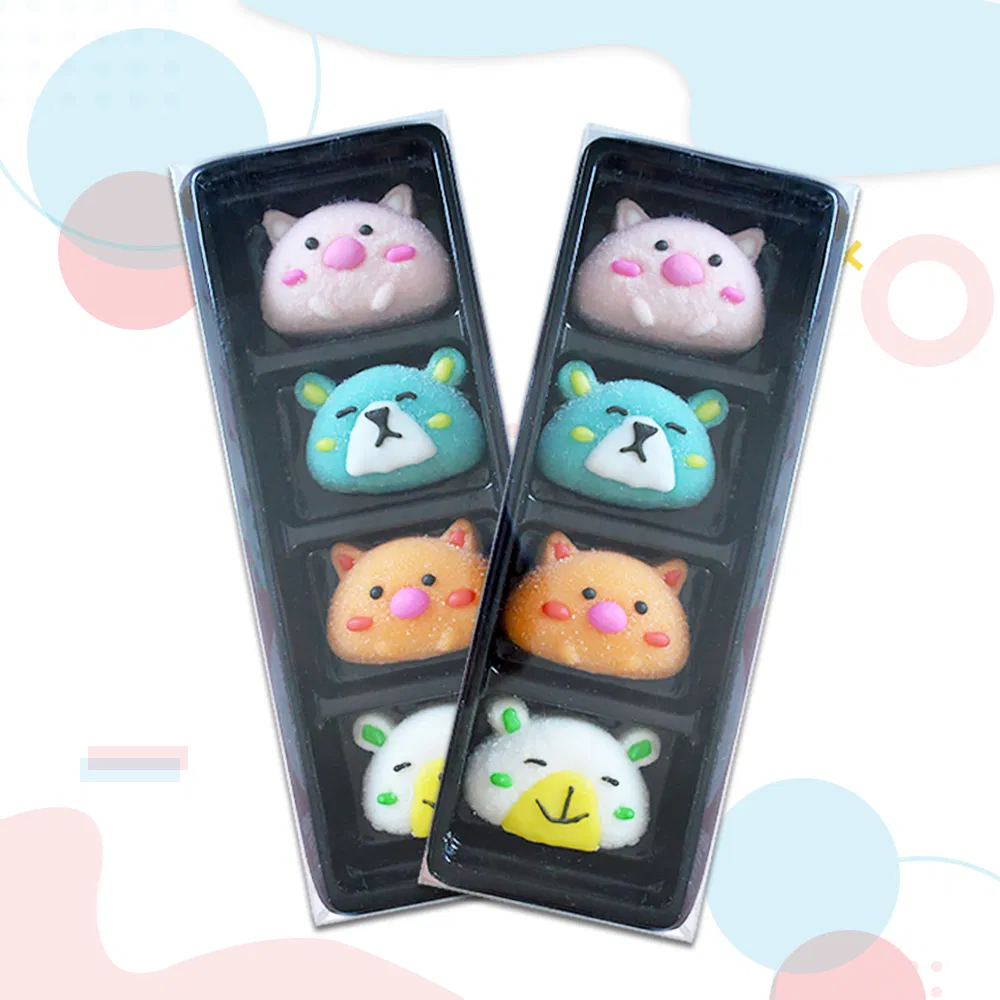 80g Retailer Best Sale Animal Party Cartoon Candy Modeling Marshmallow Snack Gifts