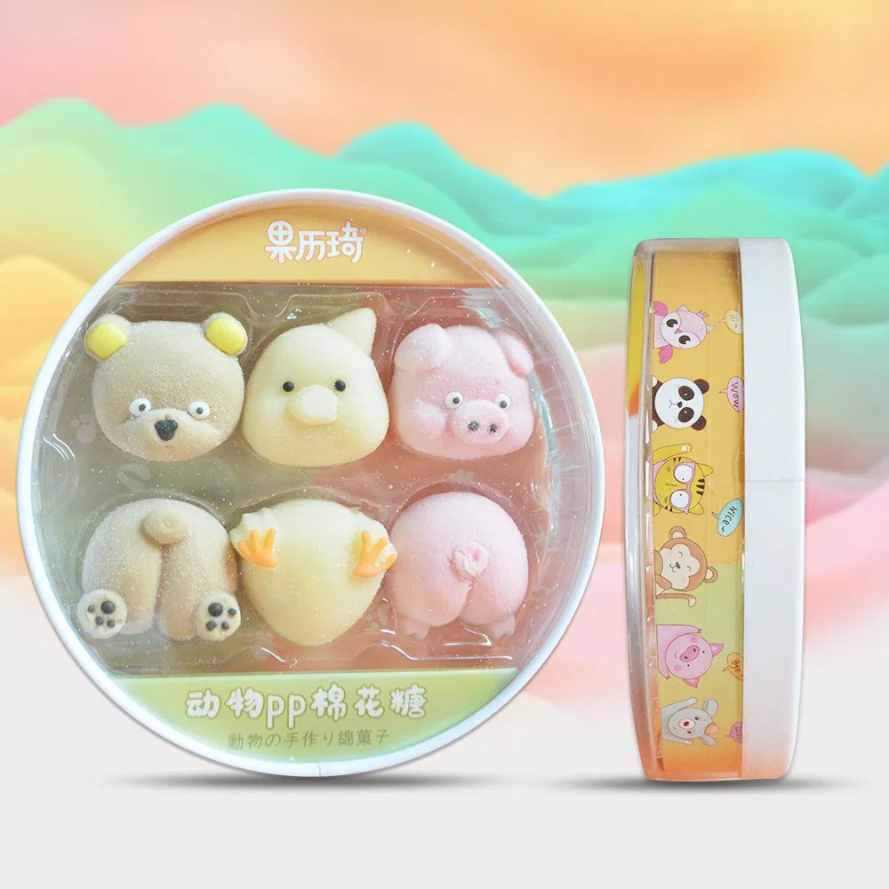 88g Retailer Best Sale Animal Buttocks Fruit Flavored Marshmallow for Kids