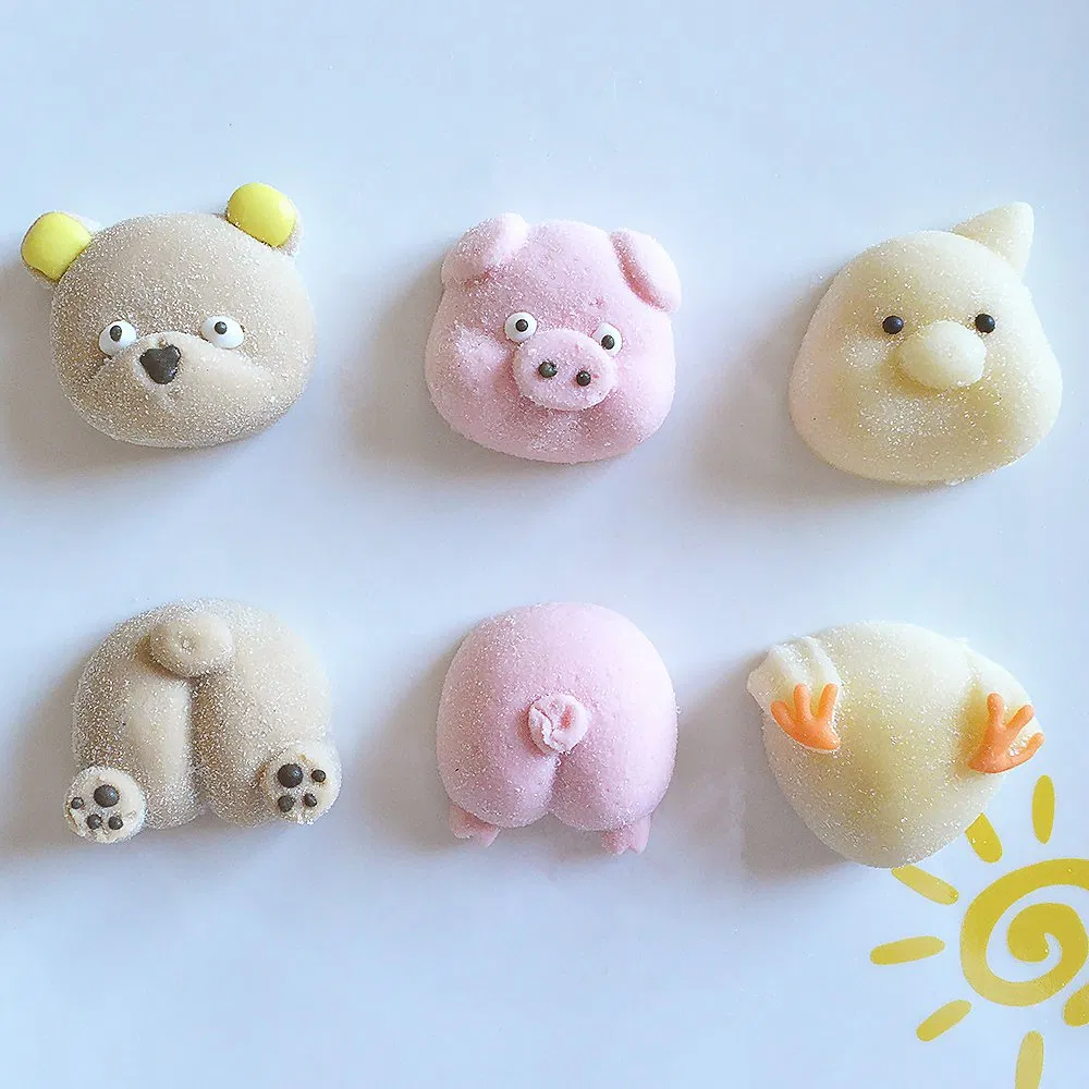 88g Retailer Best Sale Animal Buttocks Fruit Flavored Marshmallow for Kids