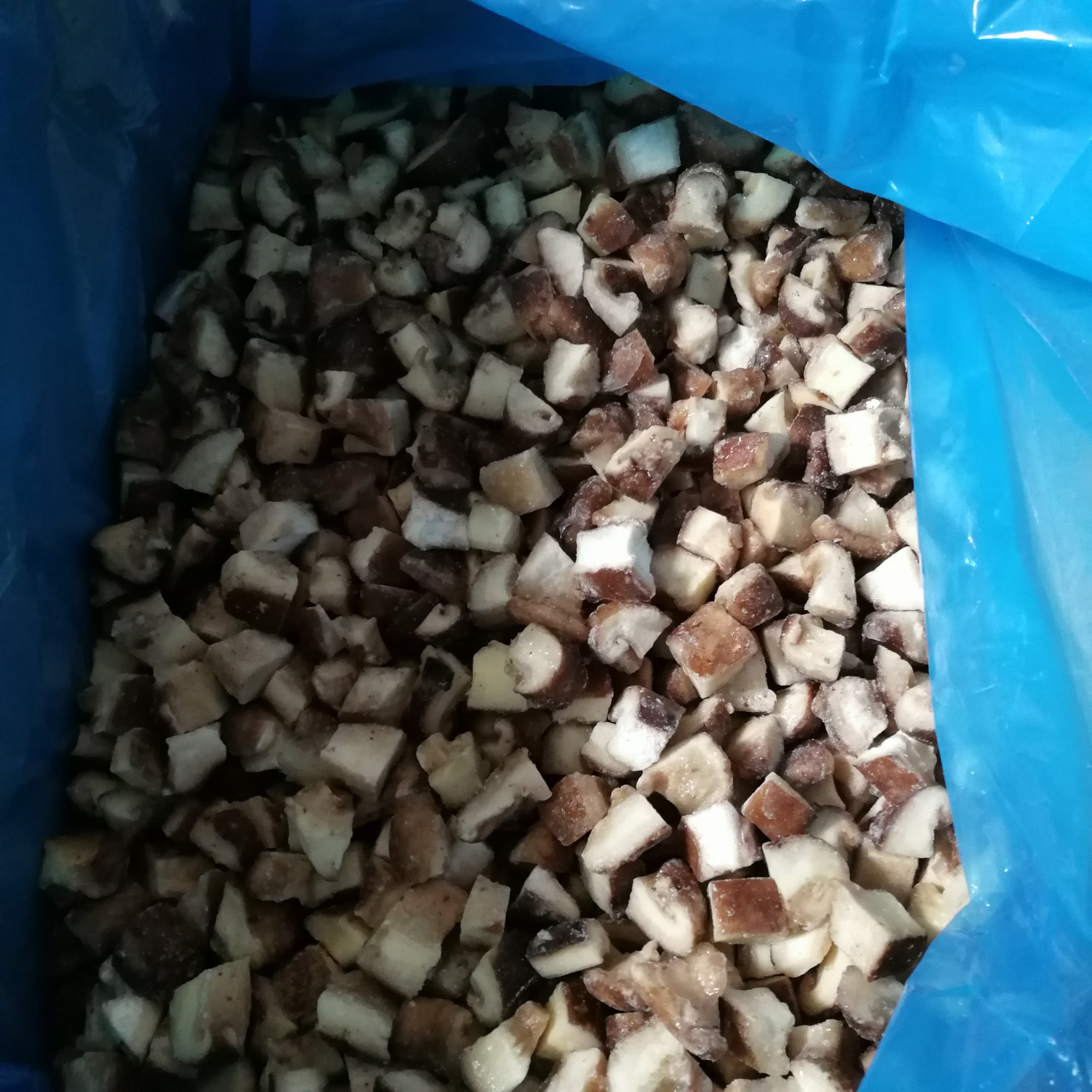 Approved IQF Shiitake Mushroom IQF Random Cut Frozen Shiitake Diced