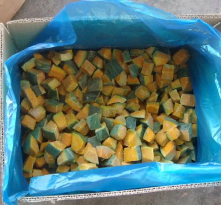 Bulk Frozen Fresh Diced Pumpkin