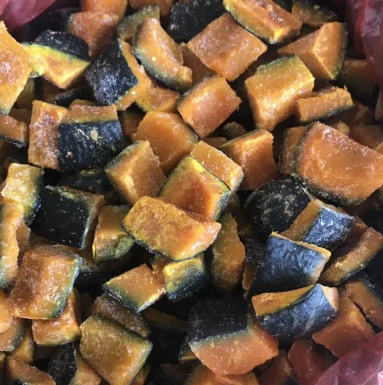 Bulk Frozen Fresh Diced Pumpkin