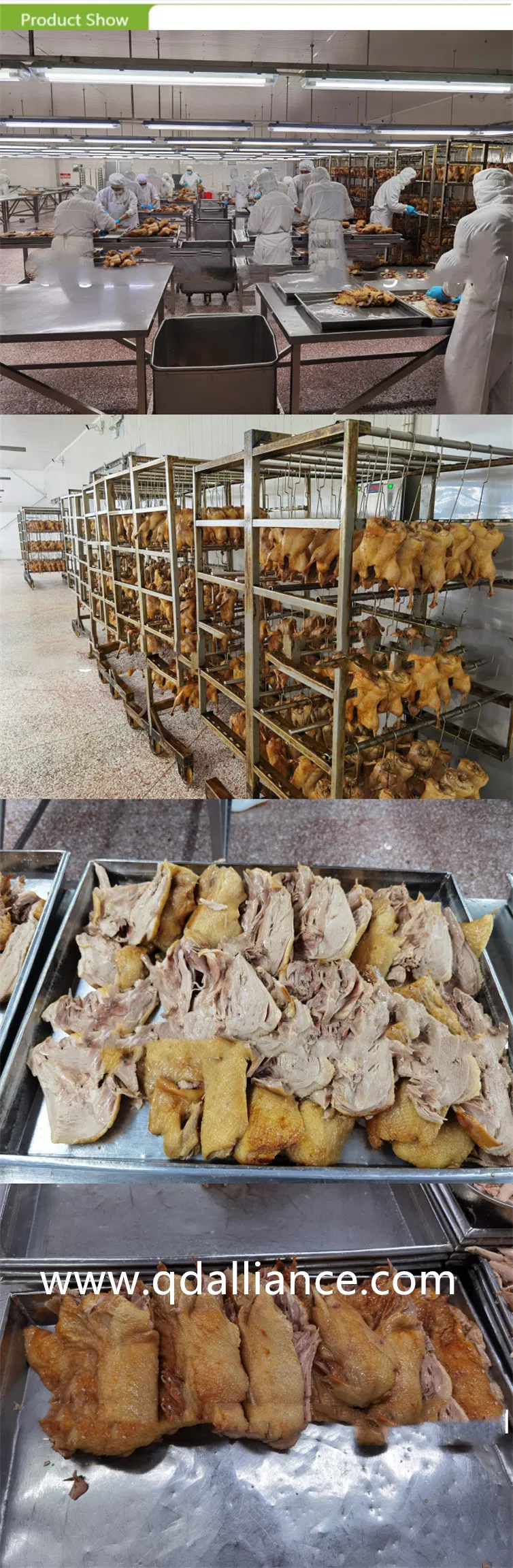 Chinese Packed Frozen Boneless Roastd Whole Duck Meat