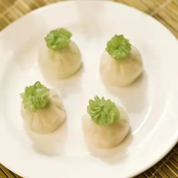 Chinese Pasta Frozen Special Shape Steamed Dumpling Vegetable Filling