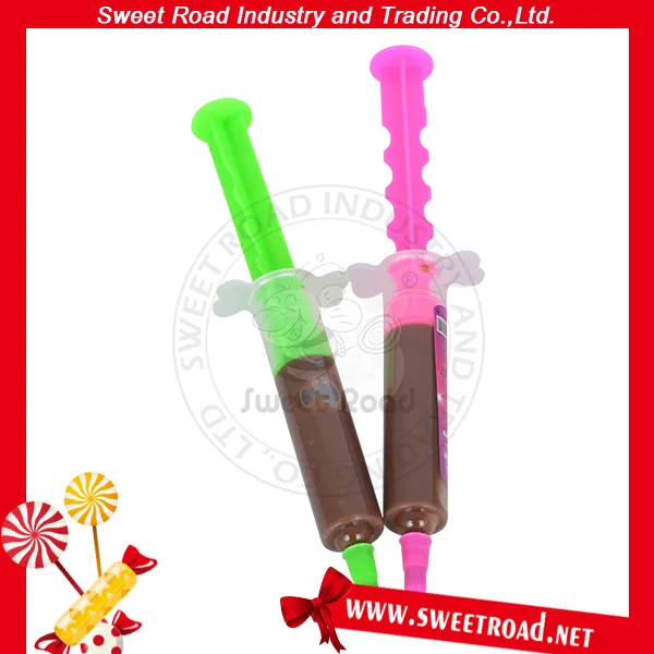 Confectionery Fruit Flavors Jam Syringe Candy