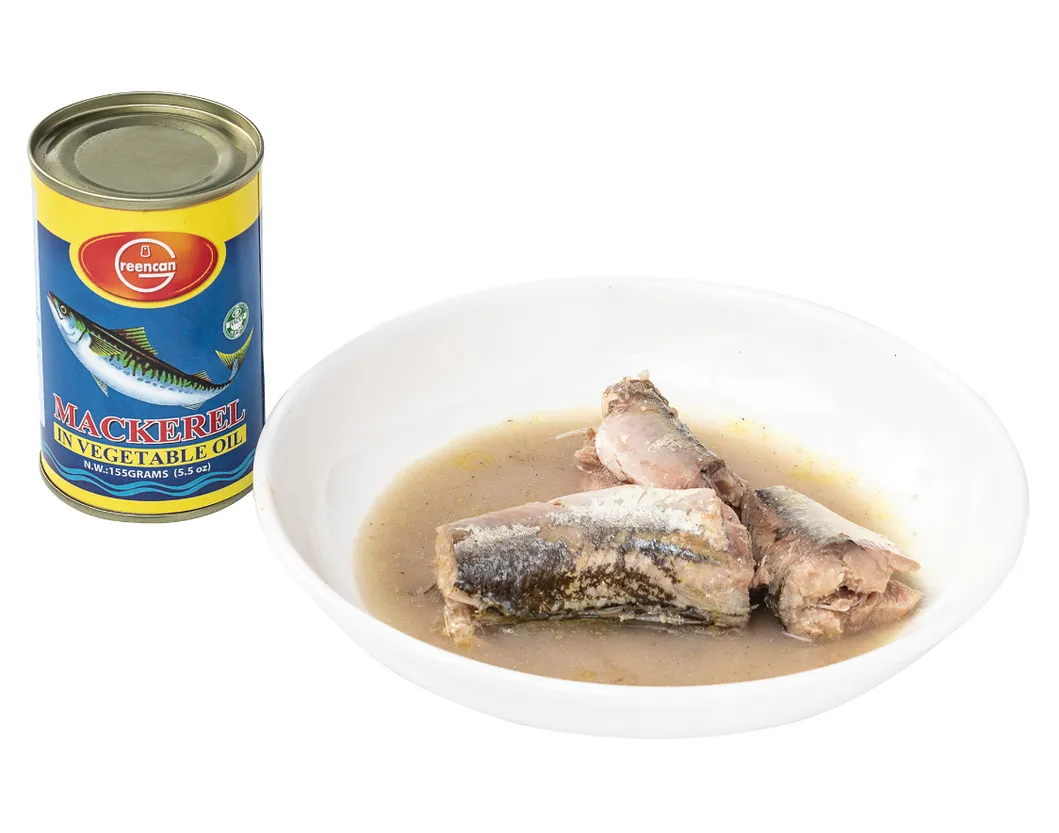 Customized Brand Pilchards Fish in Tomato Sauce/ Sardine Canned in Oil 155g