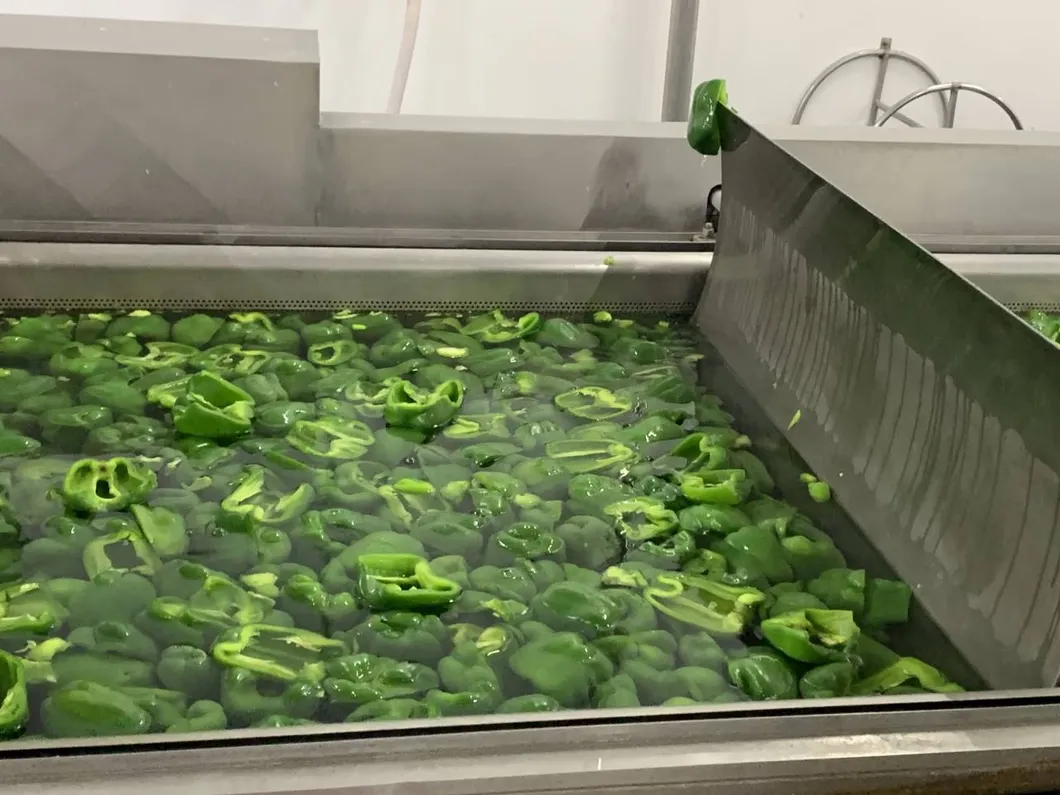 Factory for IQF Frozen Green Capsicum Strips From China Brc a Factory