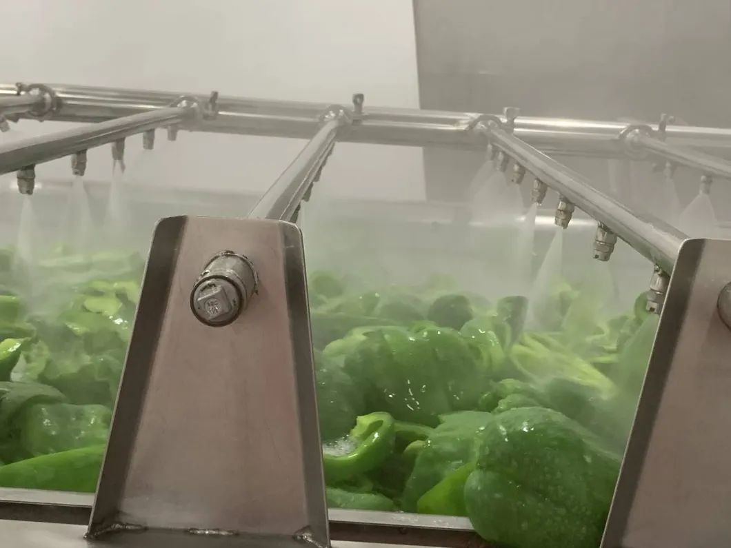 Factory for IQF Frozen Green Capsicum Strips From China Brc a Factory