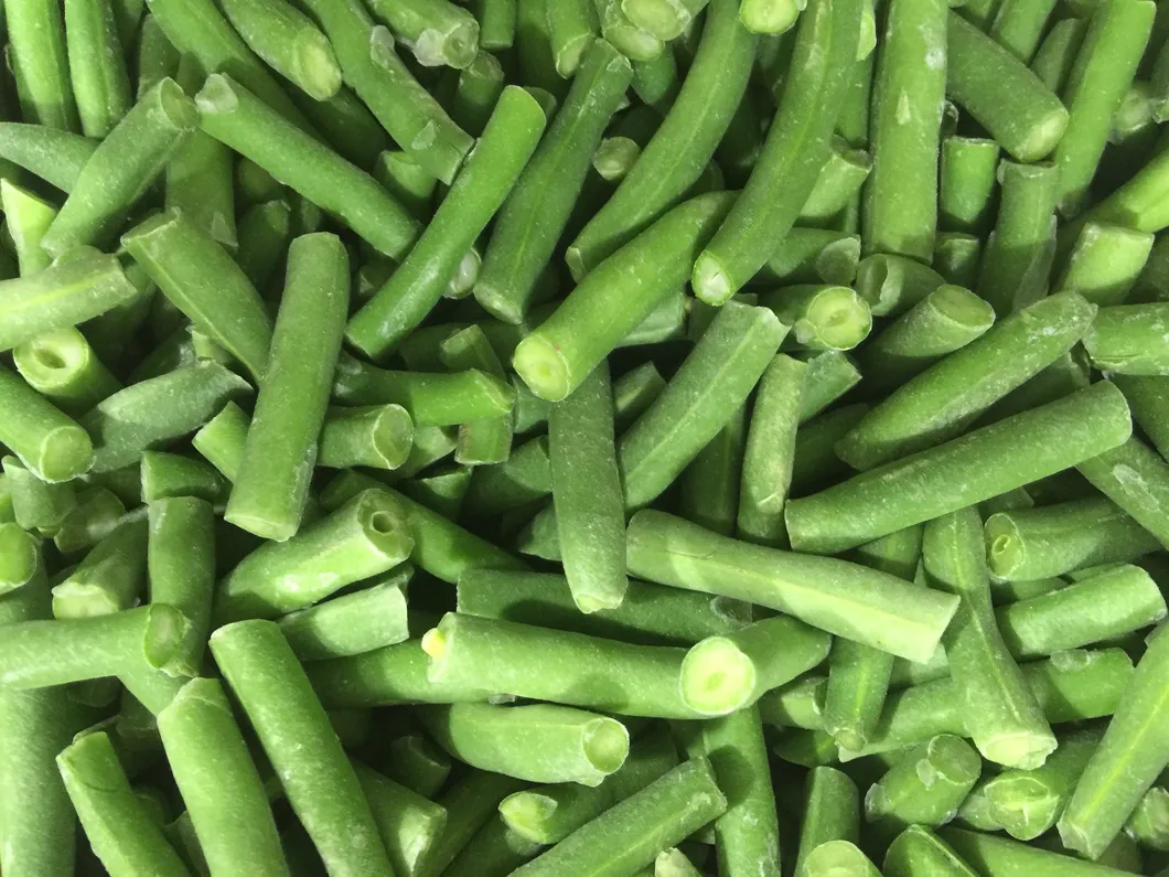 Factory of Frozen Vegetables and Fruits, Frozen Green Beans Cuts, Mixed Vegetables, Froze Food, 2-4cm and 3-5cm, Dia8-10mm