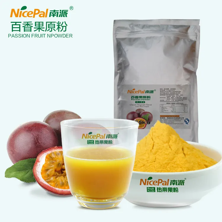 Factory Supply Good Water Soluble Dried Fruit Powder Passion Fruit Juice Powder