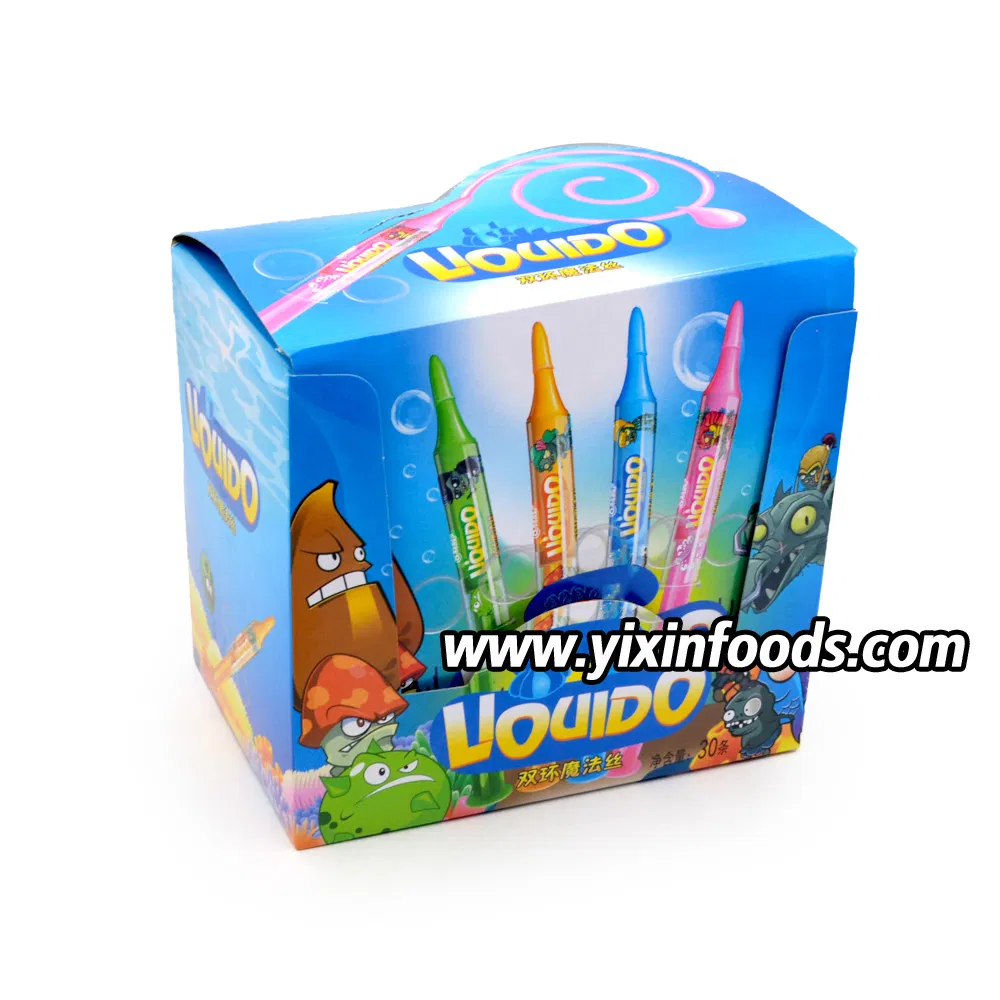 Factory Wholesale Syringe Cartoon Shaped Fruit Liquid Jelly Jam Candy