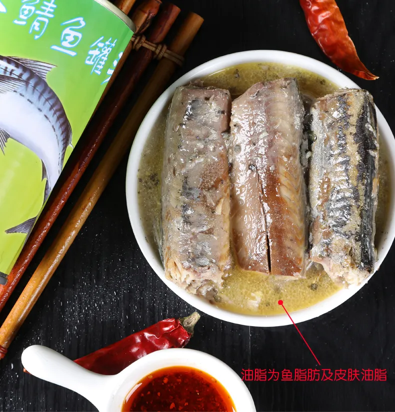 Fresh and Deliciou Canned Mackerel in Brine
