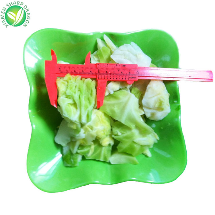 Frozen Bulk Organic Green Round IQF Fresh Vegetable Cabbage