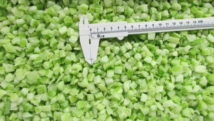 Frozen IQF Celery Dices, Diced Celery