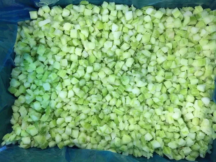 Frozen IQF Celery Dices, Diced Celery