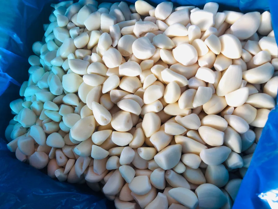 Frozen IQF Garlic Cloves From China Brc A Grade Factory