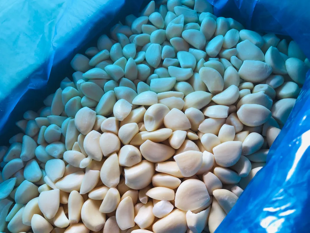 Frozen IQF Garlic Cloves From China Brc A Grade Factory