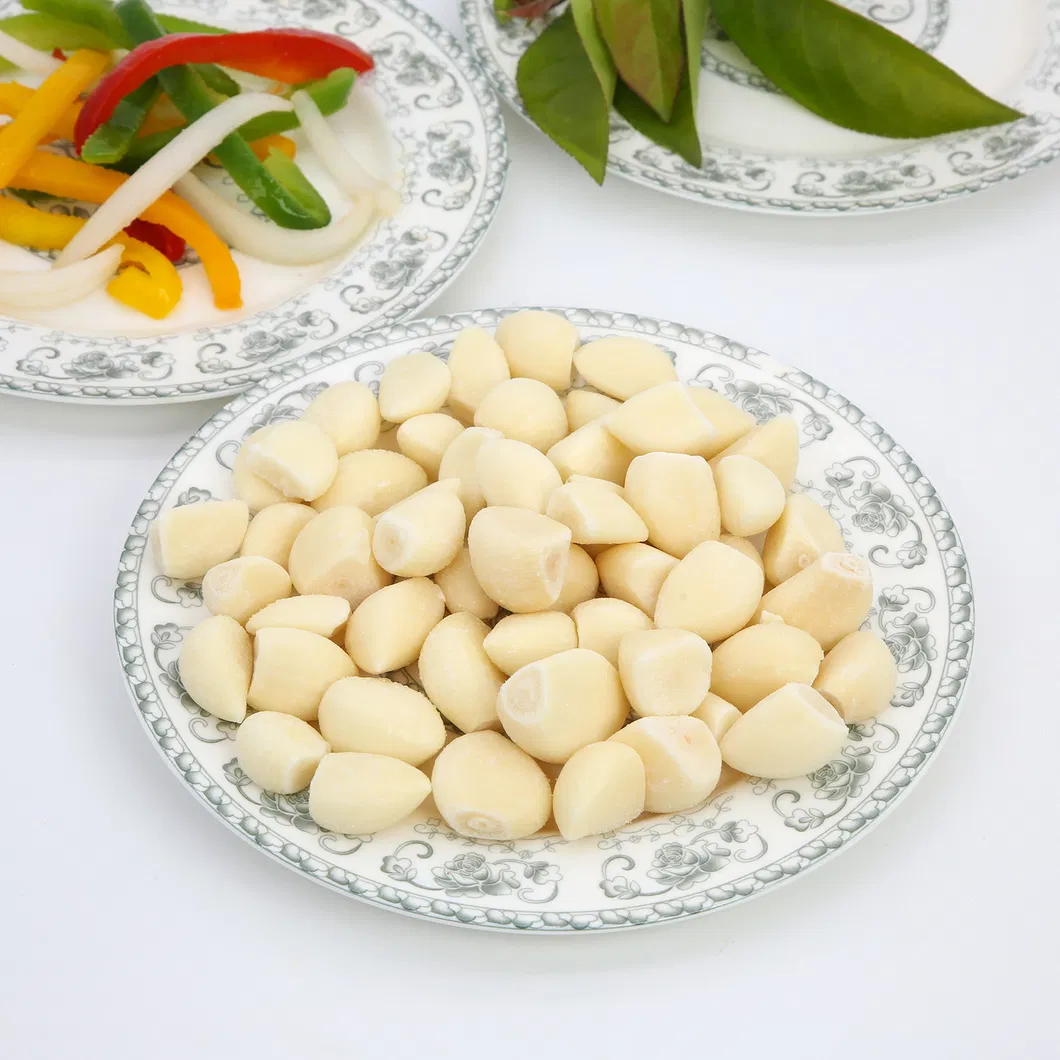 Frozen IQF Garlic Cloves From China Brc A Grade Factory