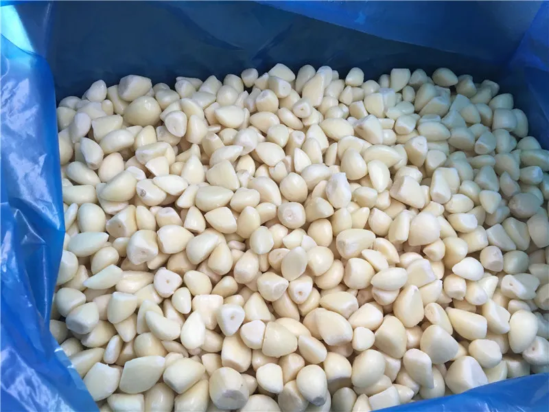 Frozen IQF Garlic Cloves From China Brc A Grade Factory