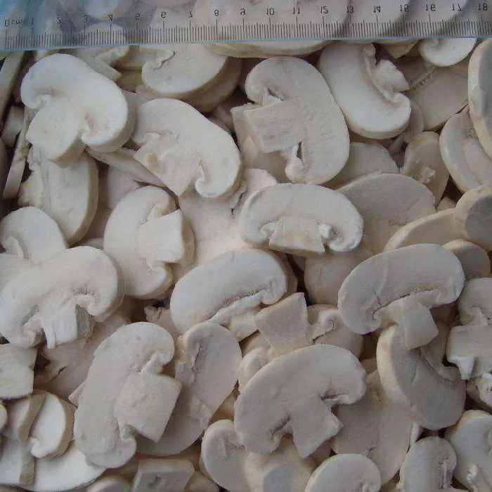 Frozen Sliced Champignon Mushroom Agaricus Bisporus