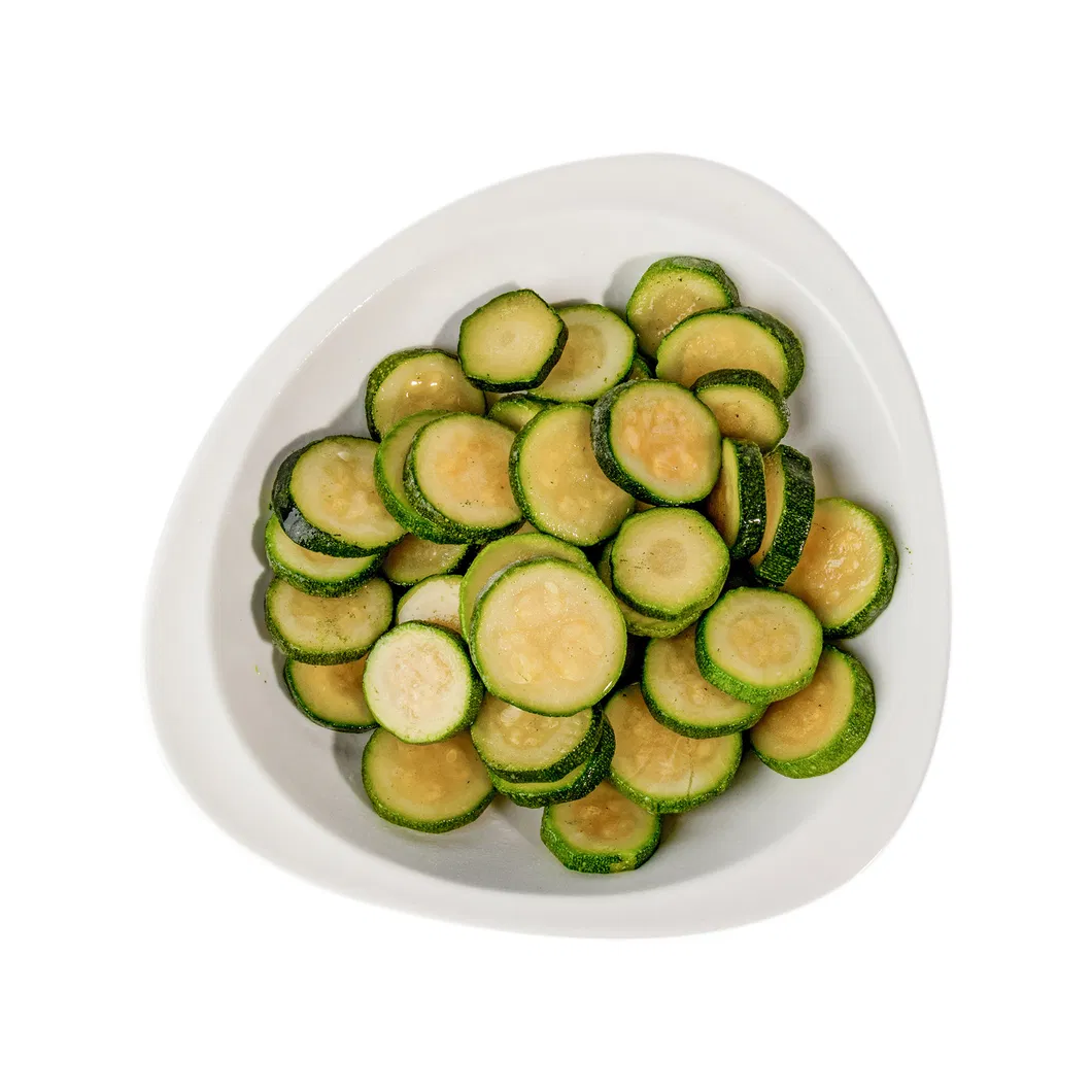 Frozen Zucchini Bulk Frozen Vegetables IQF Whole Wrinkle Sliced Green Zucchini