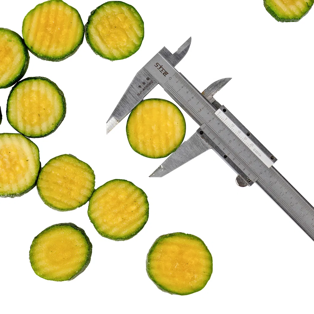 Frozen Zucchini Bulk Frozen Vegetables IQF Whole Wrinkle Sliced Green Zucchini