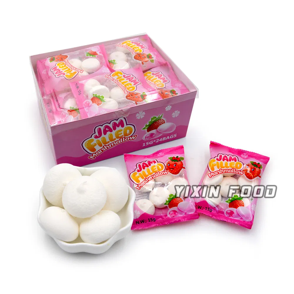 Fruit Eye Center Filled Jam Marshmallow