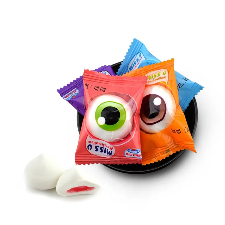 Fruit Eye Center Filled Jam Marshmallow
