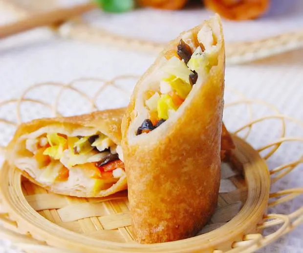 Hot Vegetable Spring Rolls Frozen