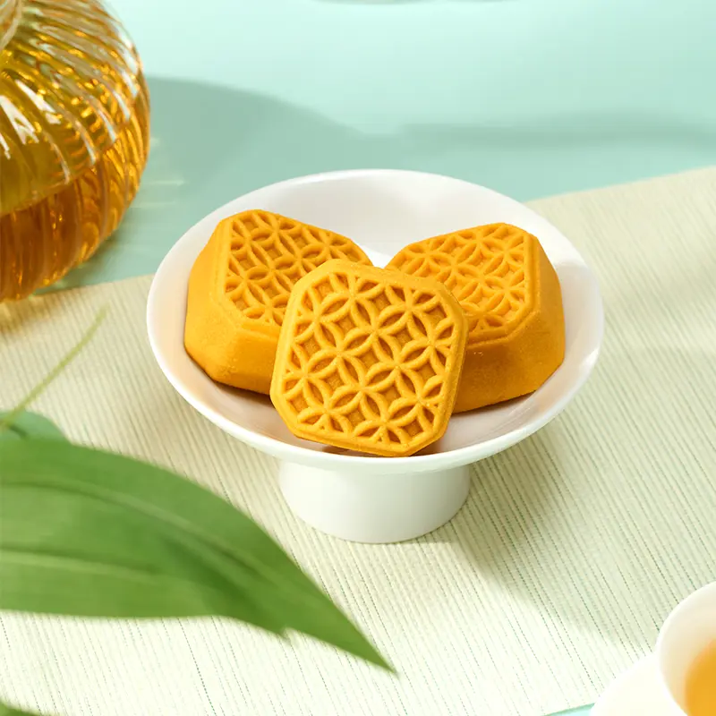 Frozen Window-Shaped Pastry with Pumpkin Paste