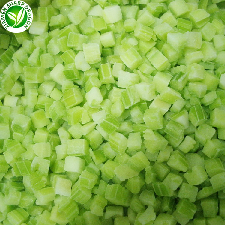 IQF Custom Packaging Fresh Fruits and Vegetables Seaborne Bulk Market Price Frozen Celery