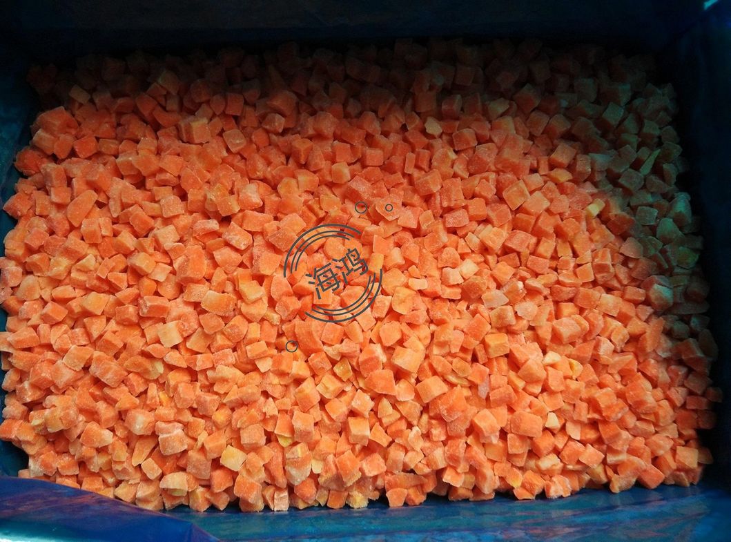 IQF Frozen Diced/Slices Carrots, Compliance with Certification Standards