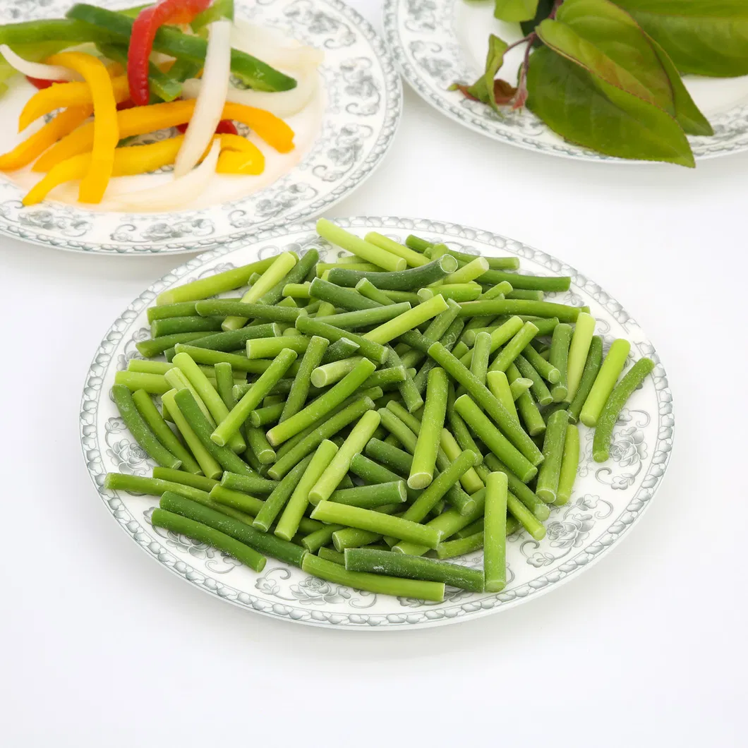 IQF Frozen Garlic Sprout Frozen Vegetables Food Manufacture Producer Factory