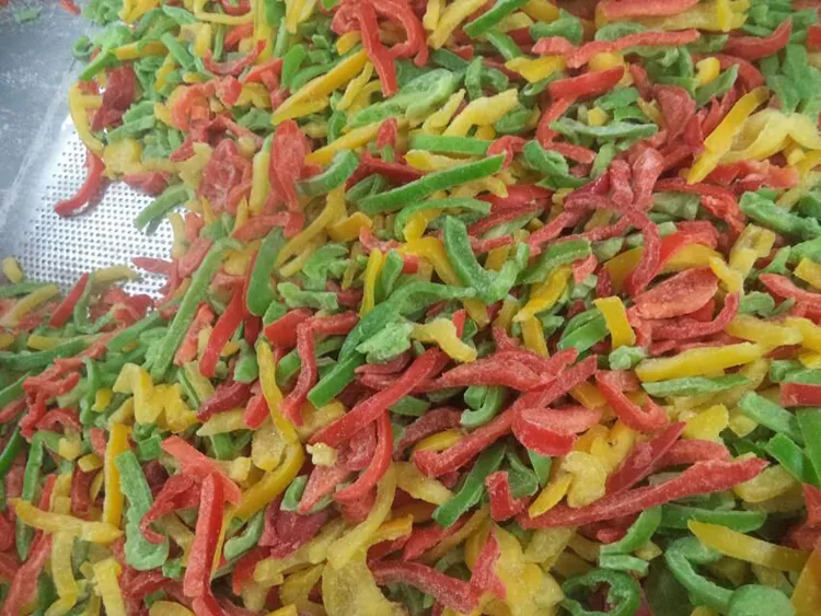 IQF Frozen Mixed Pepper Strip Mixed Pepper Sliced Bell Pepper