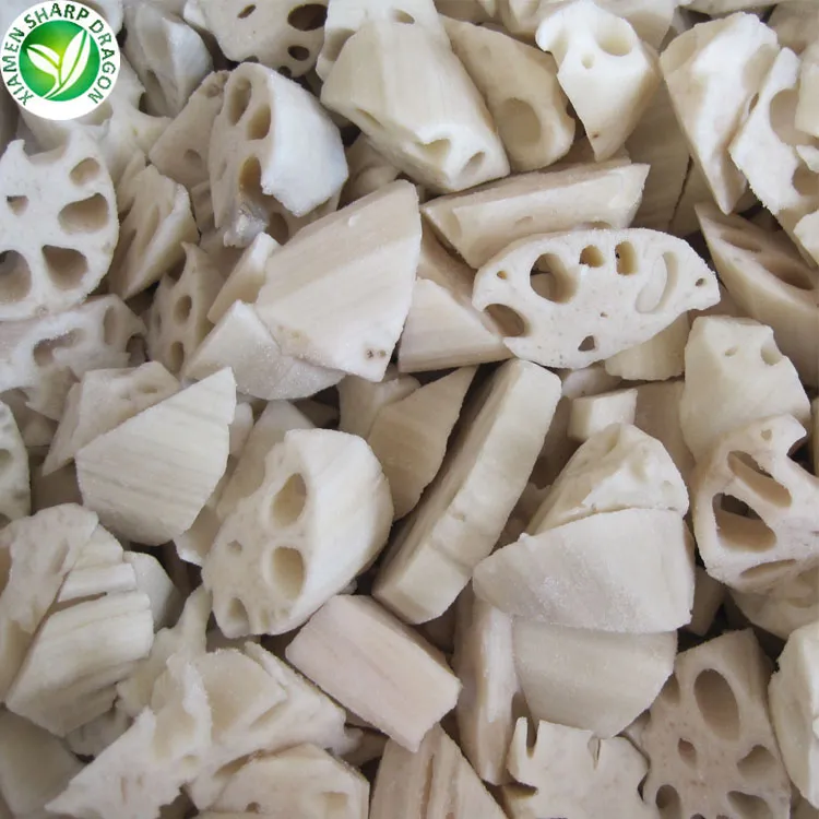 IQF Wholesale Sliced and Diced Vegetable Processing Line Bulk Frozen Lotus Root
