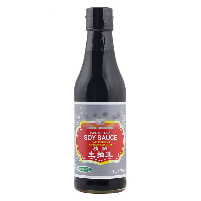 Naturally Brewed Superior Light Soy Sauce for Supermarket with Factory Price