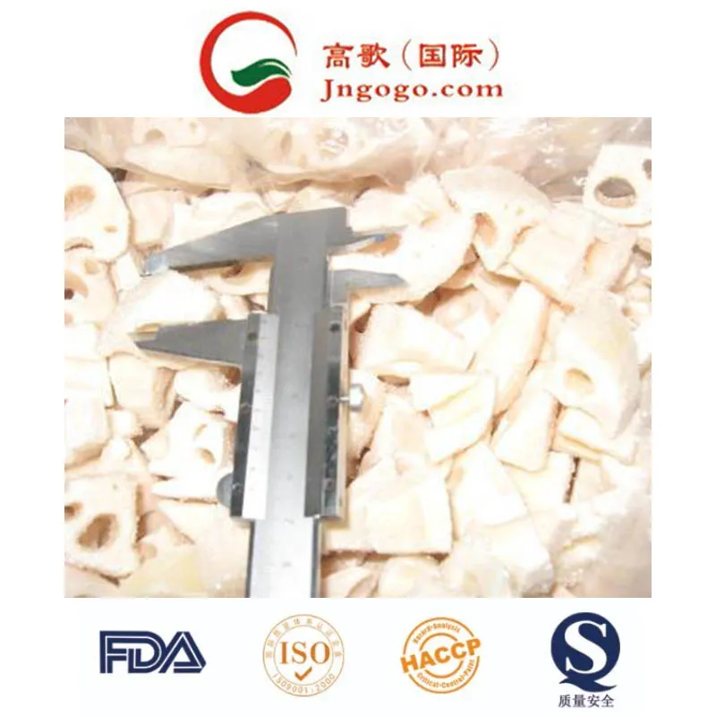 New Crop Frozen Sliced Lotus Root for Exporting and Frozen Vegetables
