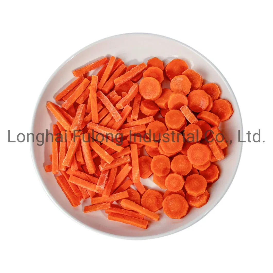 New Crop Hot Selling Frozen Carrot Slice Carrot Dice Carrot Strip
