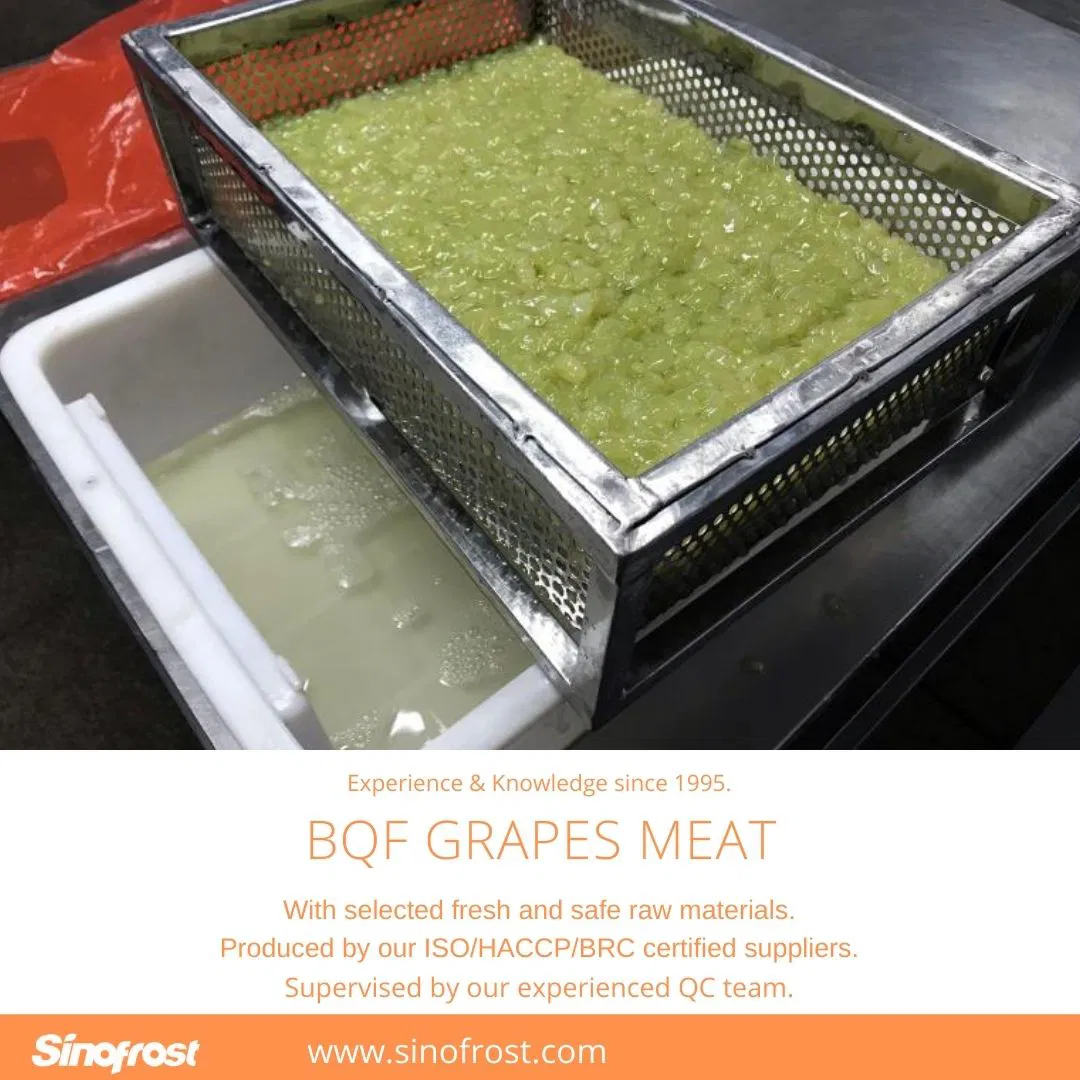 New Crop, IQF Grape, Frozen Grapes, IQF Whole Grapes, IQF Grape Pulp, Bqf Grapes Pulp, Bqf Grape Meat, Frozen Grape, Peeled, Seedless , IQF/Bqf, ISO/HACCP/Brc
