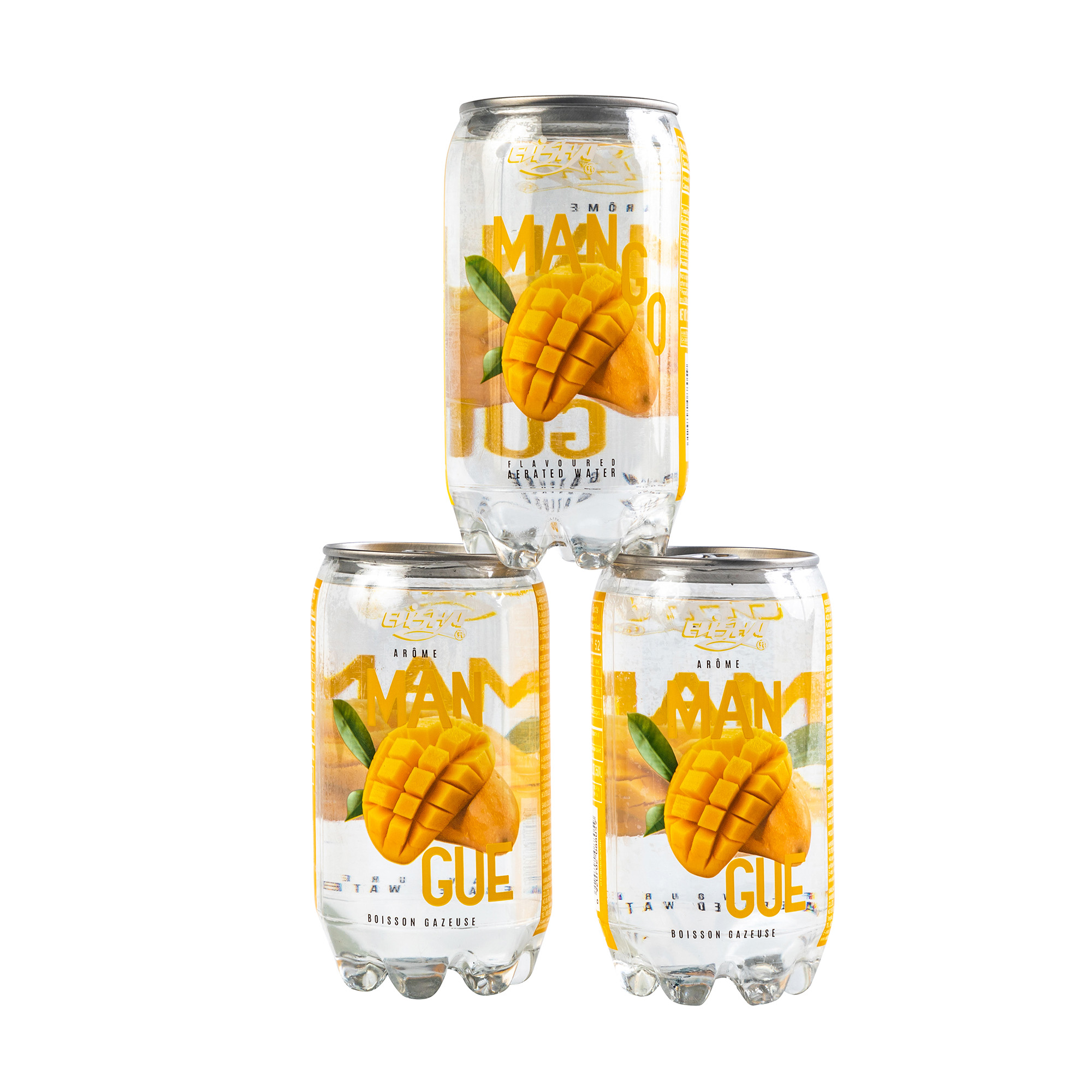 No Pigment Aerated Water Soft Sparkling Water Mango Flavour