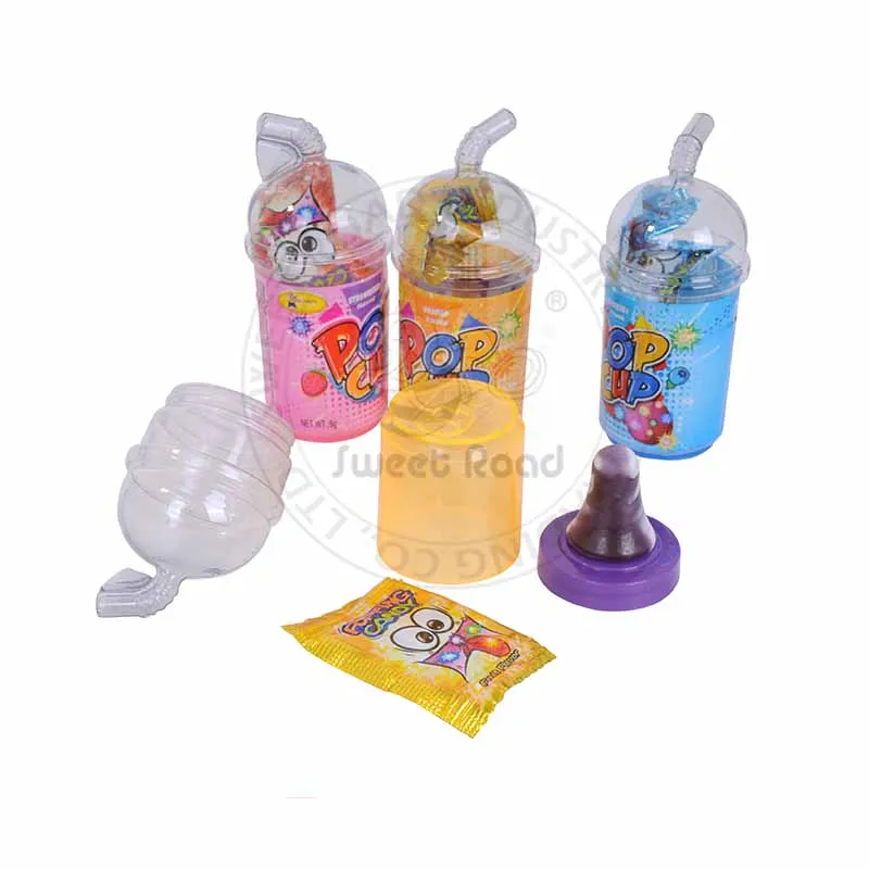 Pop Cup with Popping Candy & Nipple Hard Candy Inside