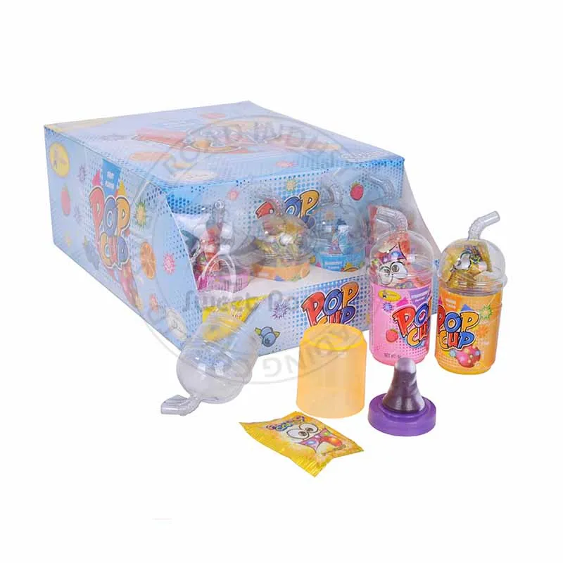 Pop Cup with Popping Candy & Nipple Hard Candy Inside