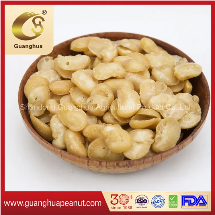 Roasted and Salted Broad Bean Blanched Half New Crop Delicious