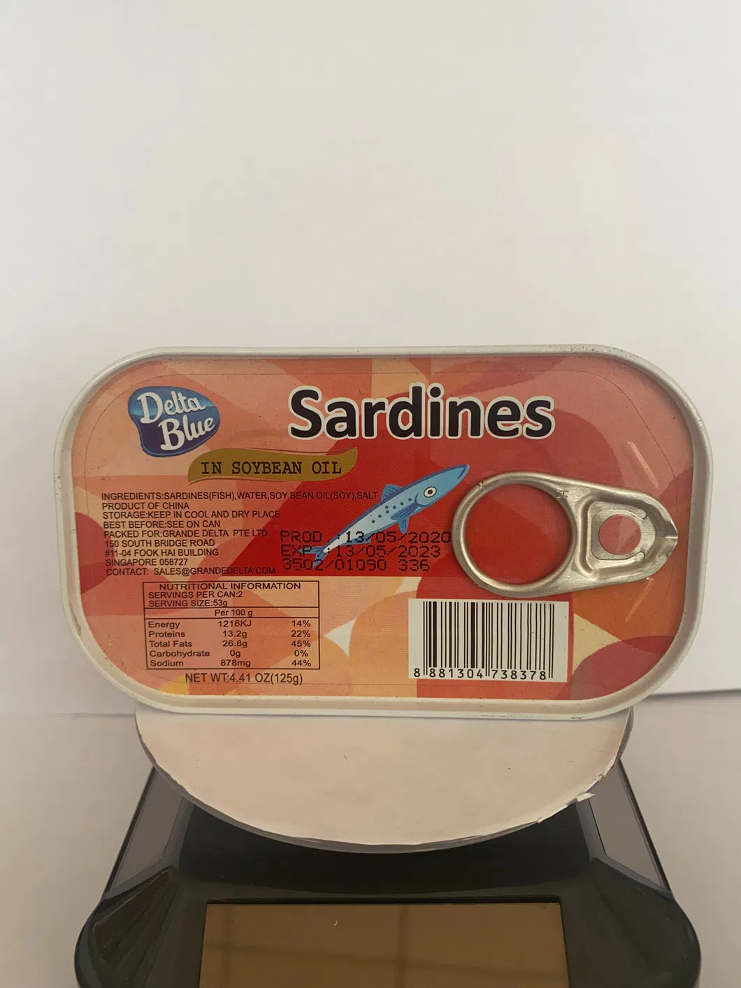 Sardine Fish in Brine Pack in 125g/115g Customize Brand