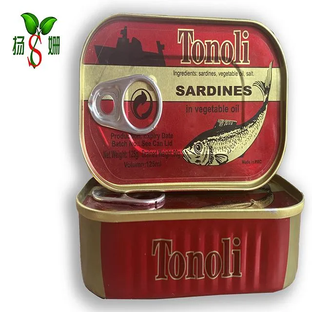 Sardine Fish in Brine Pack in 125g/115g Customize Brand