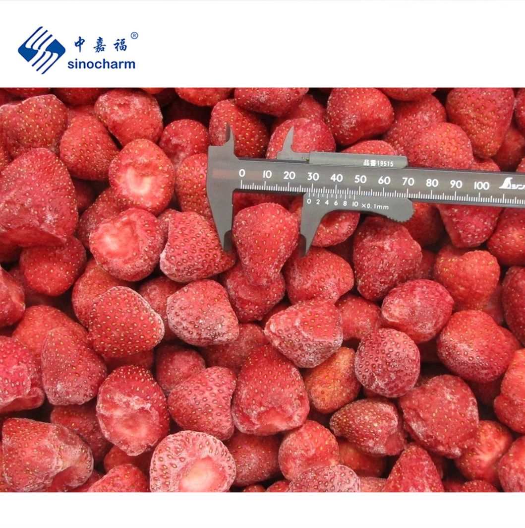 Sinocharm 15-25mm 25-35mm or Uncalibrated A13 IQF Strawberry Frozen Strawberry with Kosher